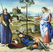 Vision of a Knight c1504. Artist: Raphael