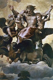 Vision of Ezekiel c1518. Artist: Raphael