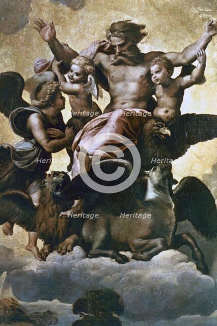 'Vision of Ezekiel', c1518. Artist: Raphael