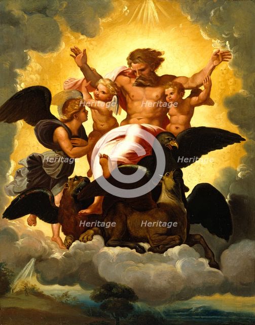 Vision of Ezekiel, (c1518), late 18th century. Creator: Giuseppe Cades.