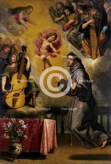 Vision of St Antony of Padua, 1631. Creator: Vicencio Carducho.
