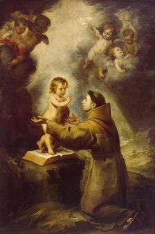 Vision of St Antony of Padua, 1670. Creator: Bartolomé Esteban Murillo