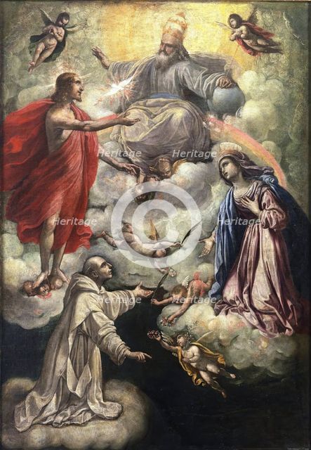 Vision of St Bruno, late 16th-early 17th century.  Creator: Rutilio di Lorenzo Manetti.
