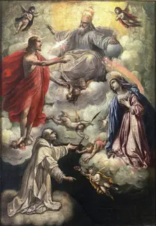 Vision of St Bruno, late 16th-early 17th century. Creator: Rutilio di Lorenzo Manetti