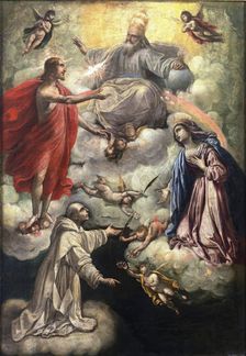 Vision of St Bruno, late 16th-early 17th century. Creator: Rutilio di Lorenzo Manetti