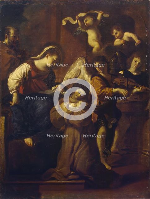 Vision of St Clare, 1618. Creator: Guercino.