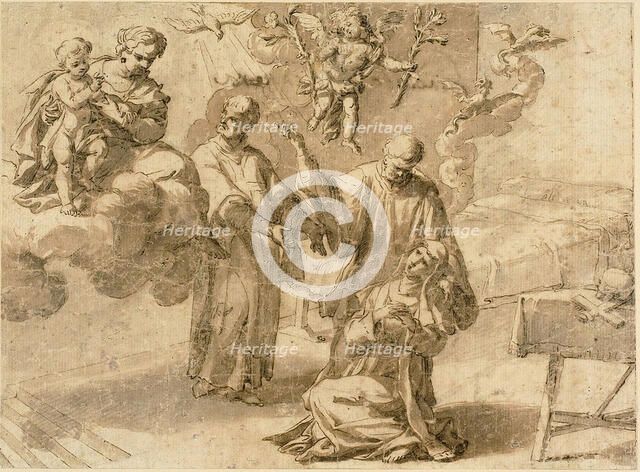 Vision of Saint Catherine of Siena, n.d. Creator: Alessandro Turchi.