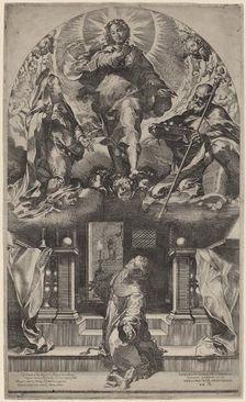 Vision of Saint Francis, 1581. Creator: Federico Barocci