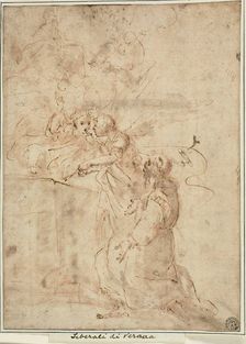 Vision of Saint Francis of Assisi at Portiuncula, n.d. Creator: Giovanni Andrea Donducci