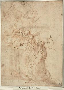 Vision of Saint Francis of Assisi at Portiuncula, n.d. Creator: Giovanni Andrea Donducci