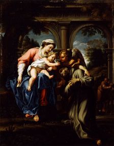 Vision of Saint Francis, possibly c1598. Creator: Workshop of Girolamo Ferrabosco