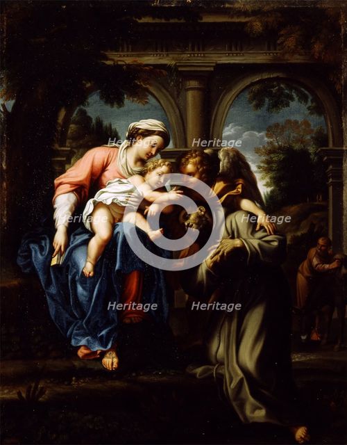 Vision of Saint Francis, possibly c1598. Creator: Workshop of Girolamo Ferrabosco.