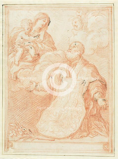 Vision of Saint Philip Neri, after 1614. Creator: Unknown.