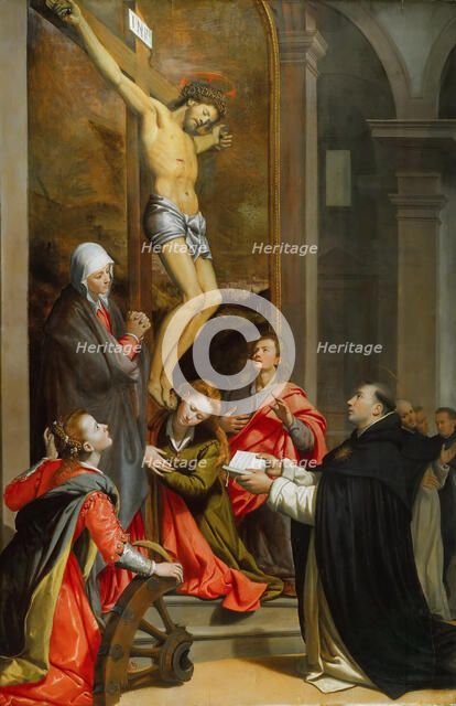 Vision of Saint Thomas Aquinas, 1593. Creator: Santi di Tito (1536-1603).