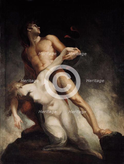 Vision of the Deluge, c. 1800. Creator: Füssli (Fuseli), Johann Heinrich (1741-1825).