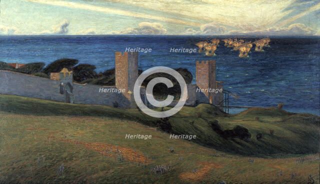 Vision. Scene from Visby, 1894.