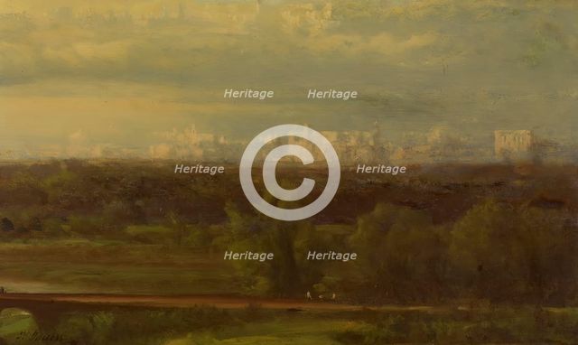 Visionary Landscape, 1867/1880. Creator: George Inness.