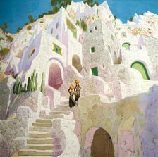 Visiones de Gran Canaria , 1928-1934. Creator: Néstor, (Néstor Martín-Fernández de la Torre) (1887-1938)