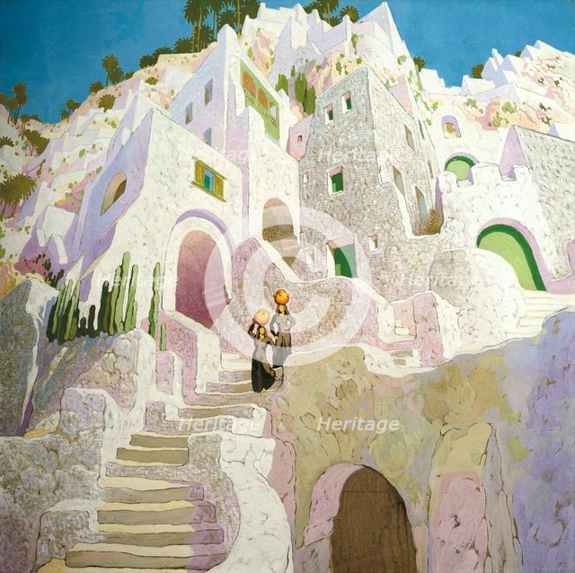 Visiones de Gran Canaria , 1928-1934. Creator: Néstor, (Néstor Martín-Fernández de la Torre) (1887-1938).