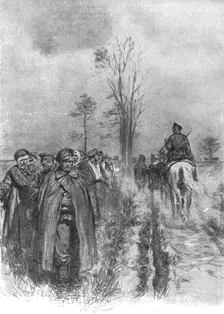 Visions de guerre sur le front russe; …des blesses, tours atteints a la main ou a la tete..., 1916. Creator: Unknown