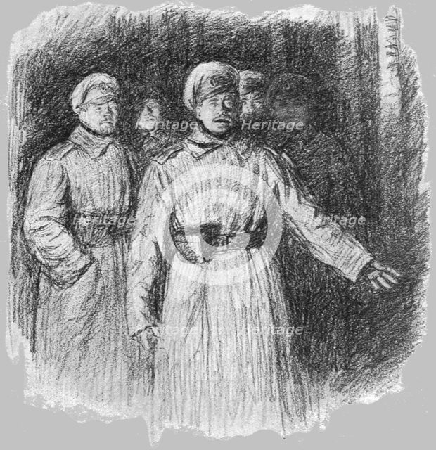 'Visions de guerre sur le front Russe; Je compris que ces hommes disaient la verite', 1916. Creator: Unknown.