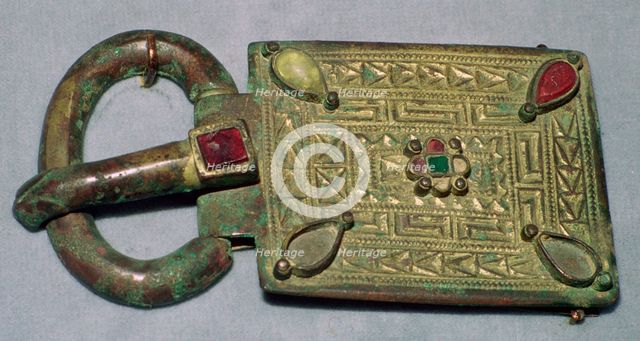 Visigothic Belt-Buckle, 6th century.