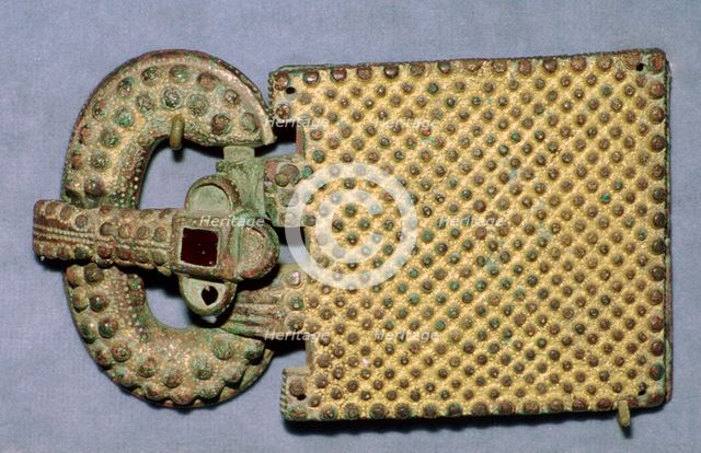 Visigothic Belt-Buckle, c6th century.