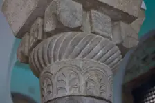 Visigothic capital, Cristo de la Luz Shrine, Toledo, Castile-La Mancha, Spain, 2022. Creator: LTL