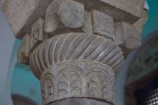 Visigothic capital, Cristo de la Luz Shrine, Toledo, Castile-La Mancha, Spain, 2022. Creator: LTL