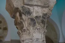 Visigothic capital, Cristo de la Luz Shrine, Toledo, Castile-La Mancha, Spain, 2022. Creator: LTL