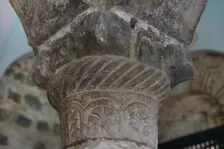 Visigothic capital, Cristo de la Luz Shrine, Toledo, Castile-La Mancha, Spain, 2022. Creator: LTL