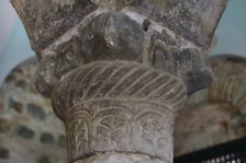 Visigothic capital, Cristo de la Luz Shrine, Toledo, Castile-La Mancha, Spain, 2022. Creator: LTL