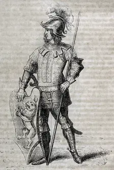 Visigothic Hispania - Goth prince, 1852. Creator: Unknown