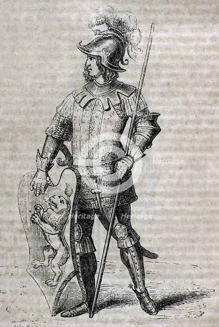 Visigothic Hispania - Goth prince, 1852.   Creator: Unknown.
