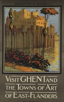 Visit Ghent and the Towns of Art of East-Flanders, 1920s. Creator: De Cramer, René (1876-1951)