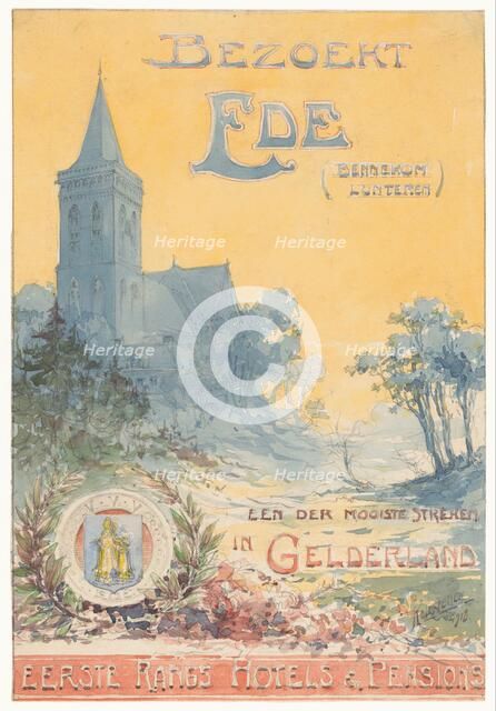 Visit Ede, one of the most beautiful regions in Gelderland, 1918. Creator: N.M. Kolsteren.