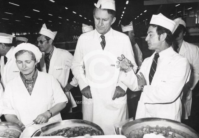 Visit of Australian Prime Minister, Malcolm Fraser, Cambellfield, Australia, 1979. Artist: Unknown