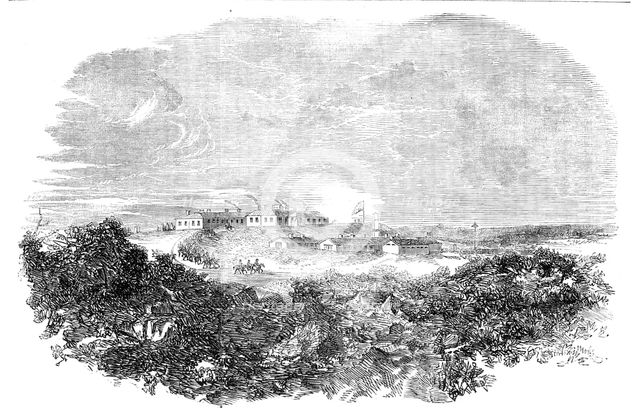 Visit of Her Majesty to the Camp, at Aldershott, 1856.  Creator: Unknown.
