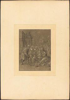 Visit of Saint Elizabeth to the Holy Family, 1781. Creator: Maria Catharina Prestel