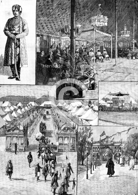 Visit of Prince Albert Victor to Patiala, in the Punjaub, India, 1890. Creator: P Naumann.