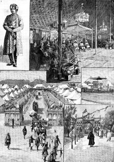 Visit of Prince Albert Victor to Patiala, in the Punjaub, India, 1890. Creator: P Naumann