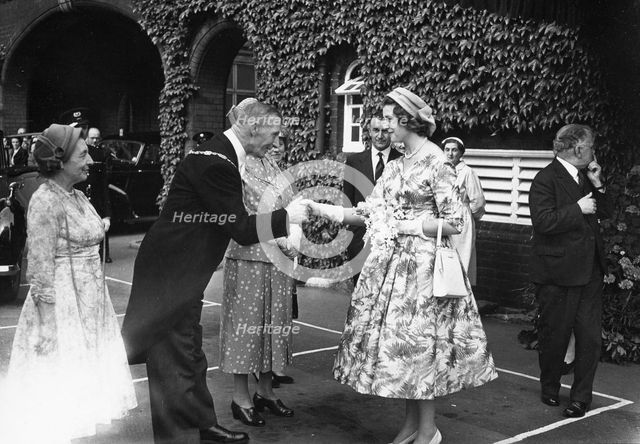 Visit of Princess Alexandra 1956 to York, Yorkshire. Artist: Unknown