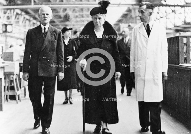 Visit of Queen Mary of Teck, York, Yorkshire, 1938. Artist: Unknown