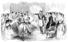 Visit of the Dames de la Halle to the Imperial Prince, 1856. Creator: Unknown