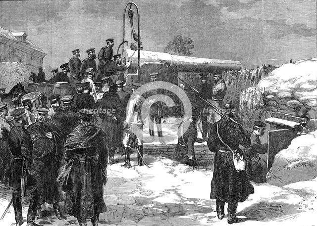 Visit of the German Prince Imperial (Crown Prince of Prussia) to Mont Valerién, 1871. Creator: Unknown.