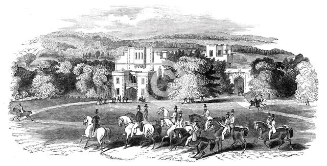 Visit of the King of the French to Queen Victoria...Windsor Castle, 1844. Creator: Stephen Sly.