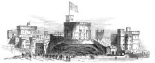 Visit of the King of the French to Queen Victoria...Windsor Castle..., 1844. Creator: Stephen Sly
