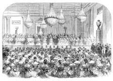 Visit of the Prince and Princess of Wales to Denmark: concert at Christiansborg Palace..., 1864. Creator: Unknown