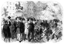 Visit of the Prince and Princess of Wales to Denmark: Kongens-Nytorf, at Copenhagen, 1864. Creator: Unknown