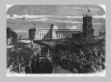 Visit of the Prince and Princess of Wales to Liverpool. The Procession to St. George's Hall 1865
